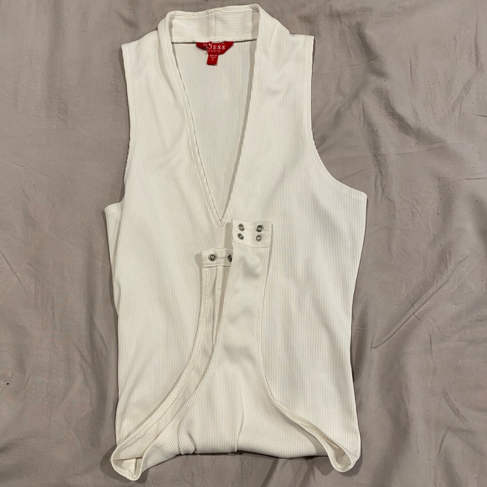 white bodysuit from guess